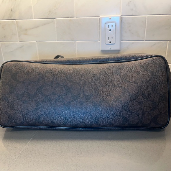 Authentic Coach Women’s PVC Drawstring Carryall Shoulder Bag F57842 - Picture 5 of 8